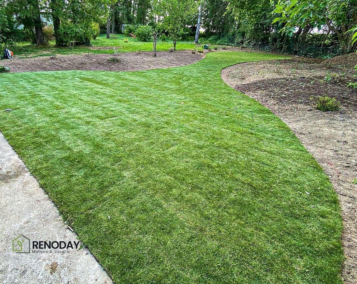 Réalisation jardin Renoday en Brabant wallon