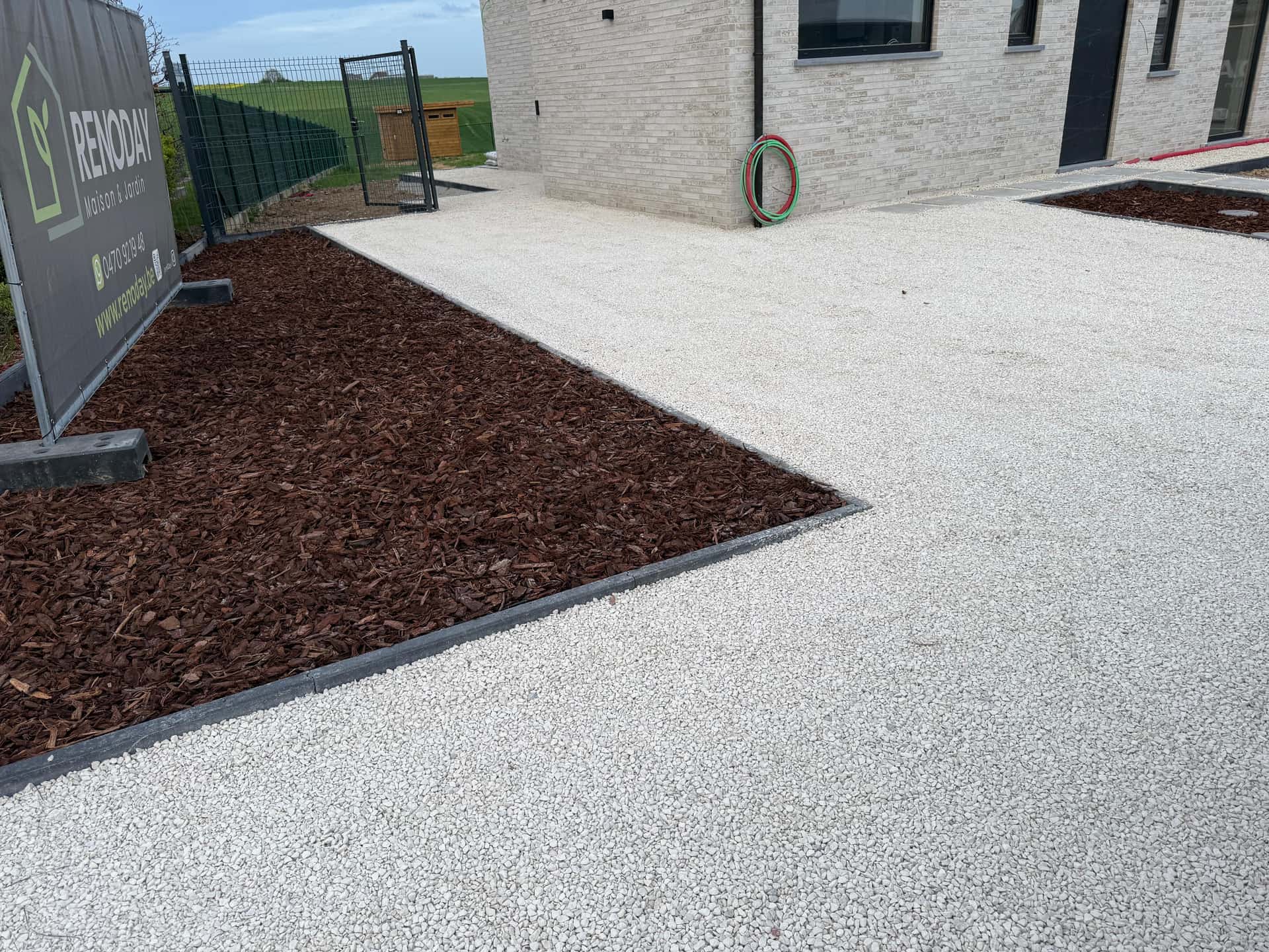 Réalisation jardin Renoday en Brabant wallon