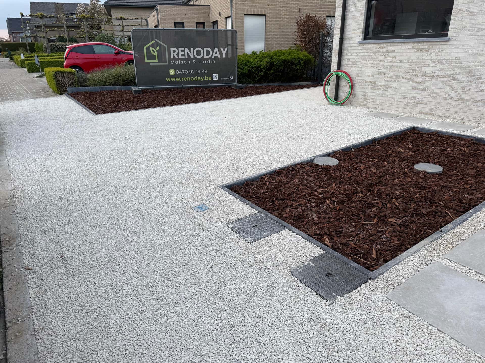 Réalisation jardin Renoday en Brabant wallon