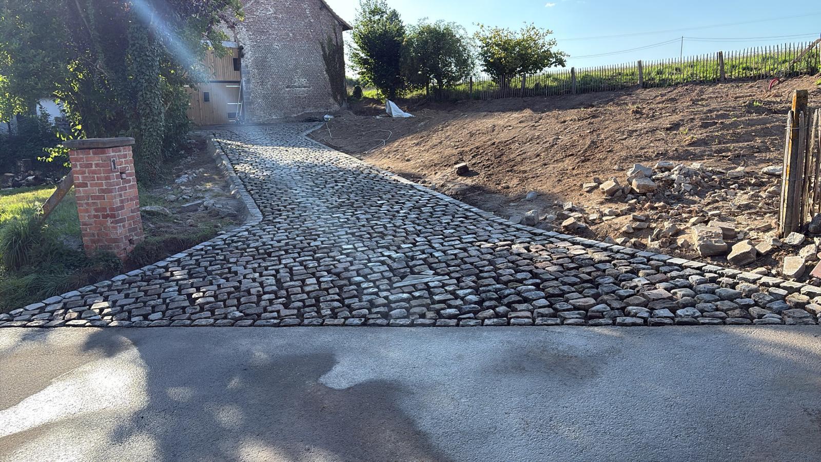 Réalisation jardin Renoday en Brabant wallon