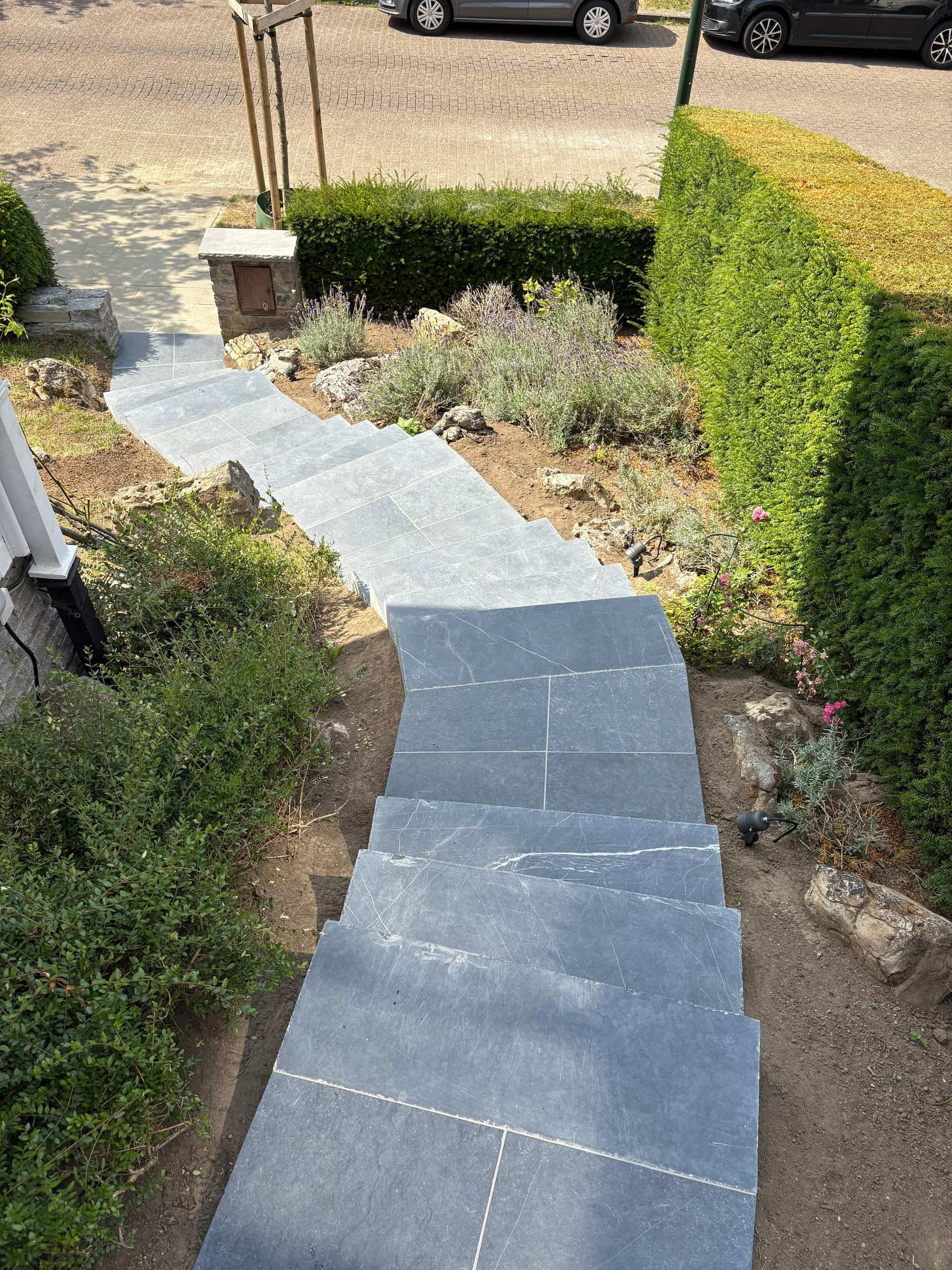 Réalisation jardin Renoday en Brabant wallon